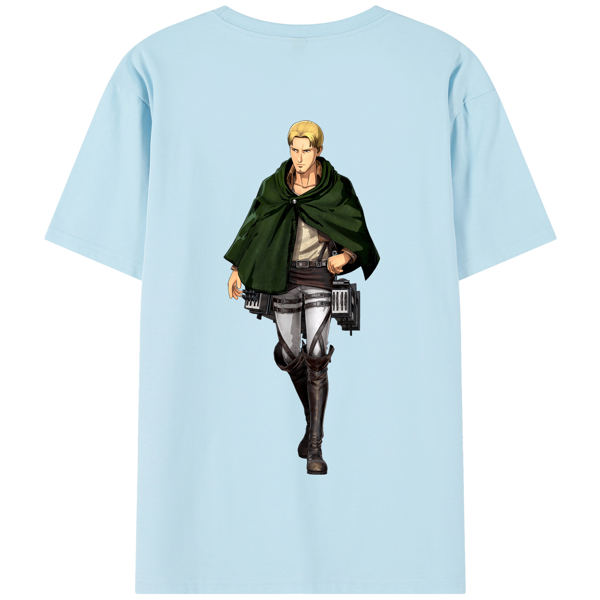 （画像用） 進撃の巨人 Attack on Titan 綿100％半袖Tシャツ（背面プリント）